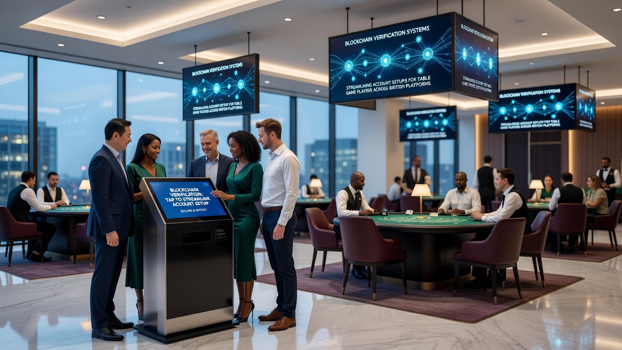 Live dealer table game interface showing verified player status via blockchain on a mobile device