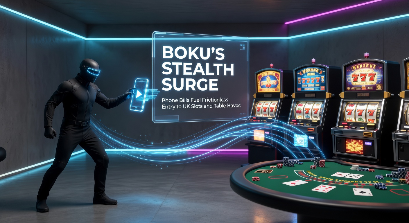 Smartphone displaying a slots game interface with a phone bill deposit confirmation overlay, highlighting seamless mobile payments in action