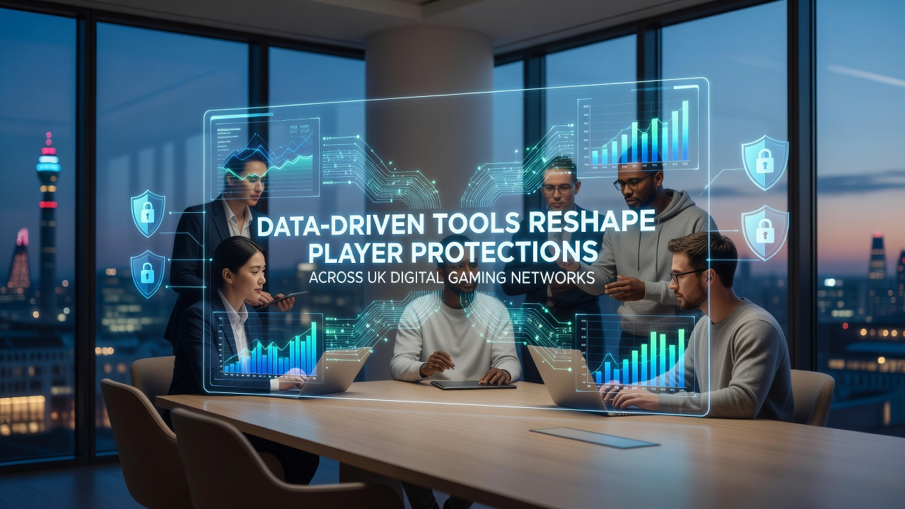 Data visualization dashboard showing real-time player behavior analytics used for protection monitoring in UK gaming platforms