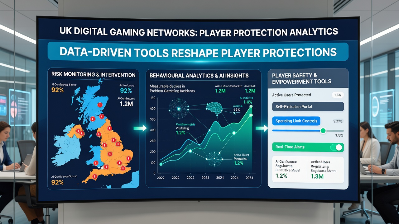 Secure server infrastructure supporting AI-driven monitoring systems for player protection in digital casinos