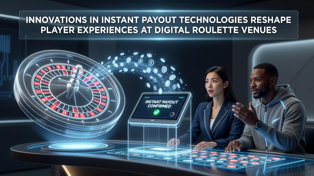 Digital roulette table interface showing instant payout confirmation on a mobile device
