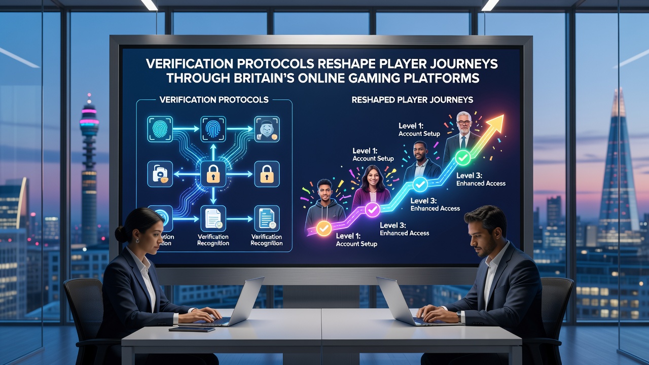 Biometric verification screen displayed on a mobile device during an online gaming session